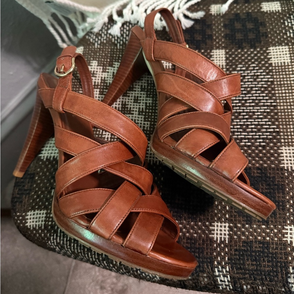 Cole Haan Whitney Strappy Heels, with Nike Air size 10 B